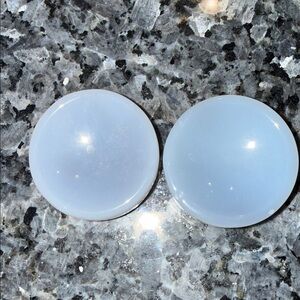 Dark Agate sphere holders - set of 2